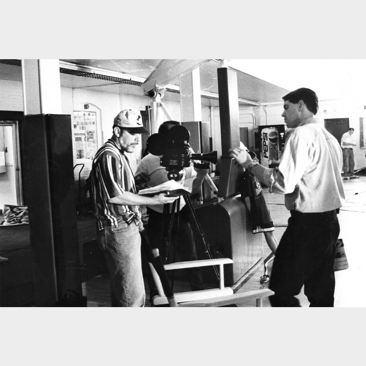 frank borres and on set